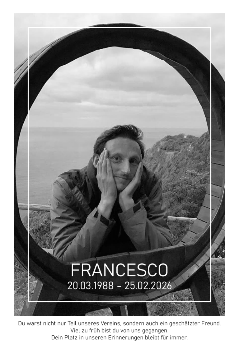 Nachruf auf unseren Sportsfreund Francesco Hanke